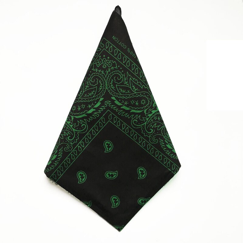 Unisex Katoen Bandana Sjaal Vierkante Bandana 55Cm * 55Cm Hoofddeksels Hip Hop Rock Meisjes Hoofddoek Hoofdbanden Haar accessoires: 10