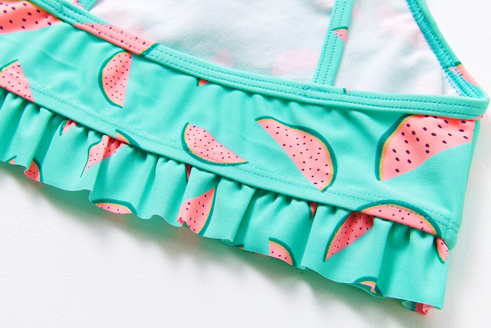 2~8Year Toddler Baby Girls Swimsuit Watermelon print Girls Swimwear Kids Swimwear Swimming suit for Kid girls