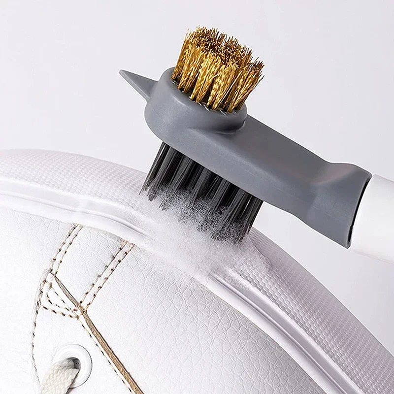 Cleaning Shoe Brush, Multifunctional Long Handle Shoe Brush Cleaner, Hangable Soft Bristle Shoes Cleaning Scrubber