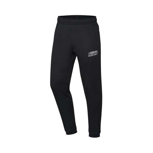 Li-Ning Uomini Formazione di Sudore Dei Pantaloni CALDI di Inverno IN Pile Regular Fit 64% Poliestere 36% Fodera In Cotone Pantaloni per lo Sport AKLP677 COND19: M / AKLP677-1H