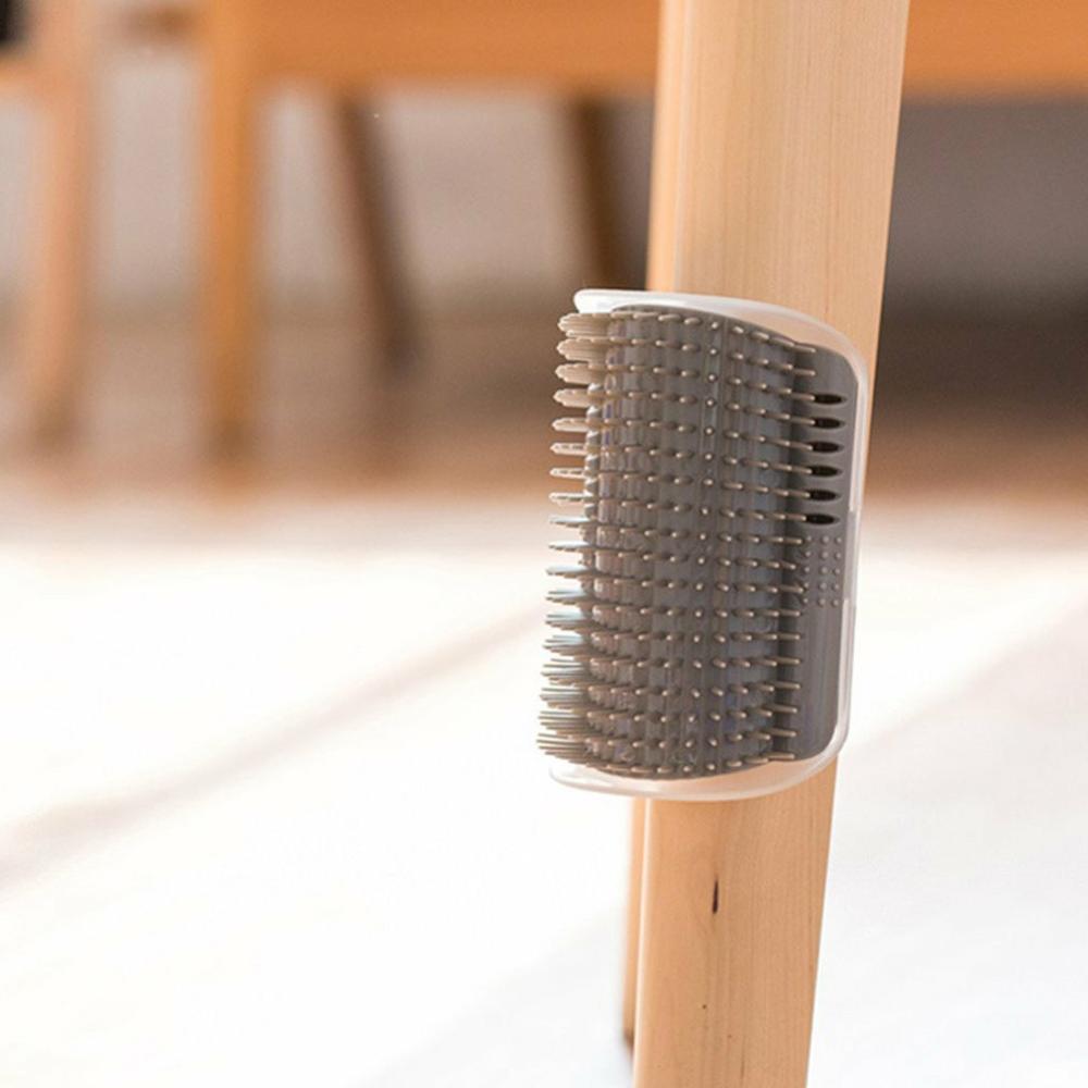 Katze Massage Kamm Ecke Haustier Kamm Scratcher Tür Zauberstab Ecke Borsten Pinsel Kunststoff Haar Entfernung Werkzeug Waren Für Katzen