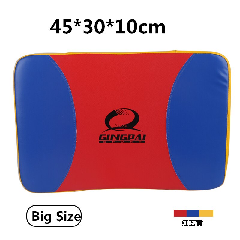 45*29*10cm big kicking pad curved Iran Boxing pads PU leather adult kids Muay thai Taekwondo karate MMA target Karate protectors: Size L blue and red
