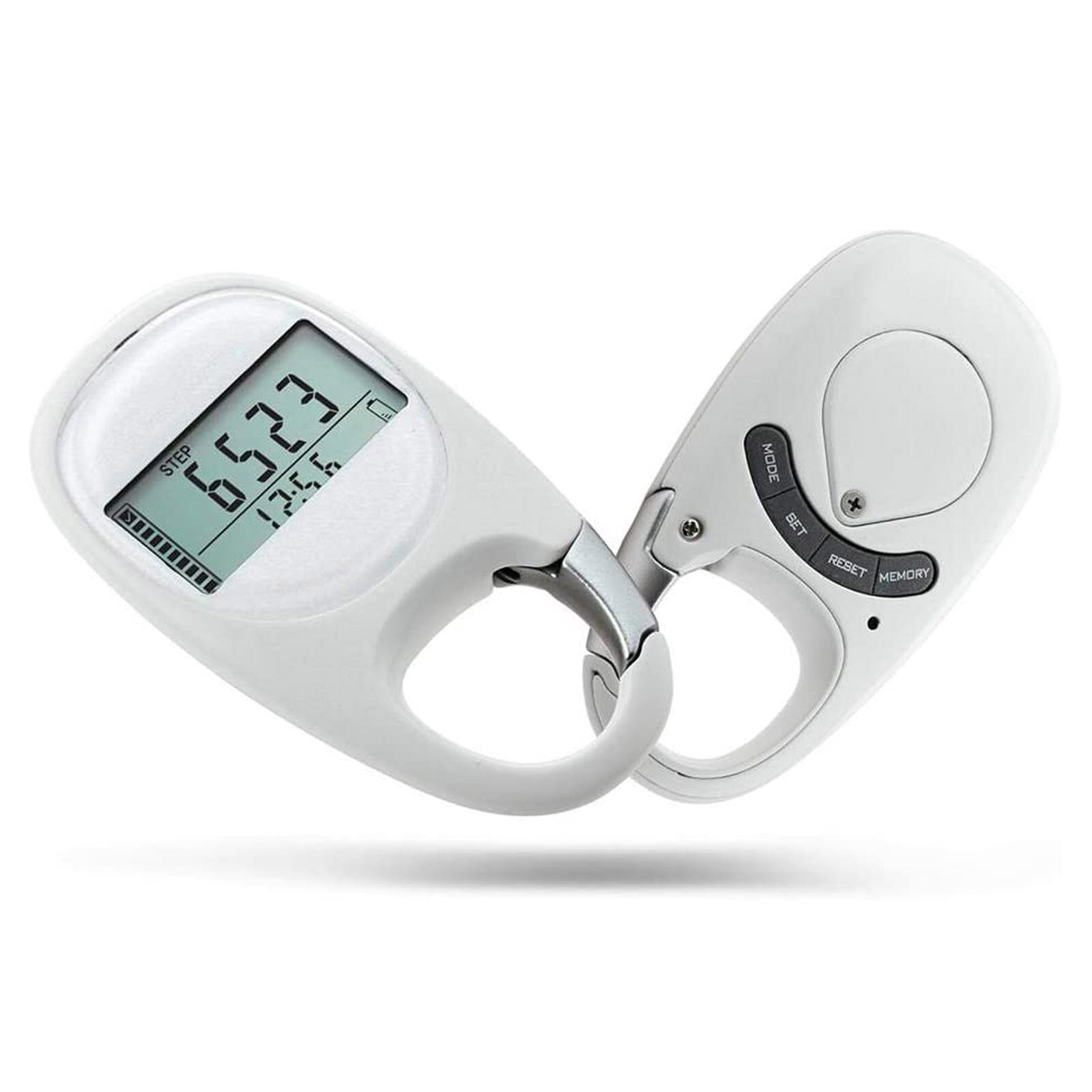 gehen Abstand Fitness Kalorien Digital Stille Induktion Multi-funktion Tragbare Karabiner Schritt Zählen Schrittzähler