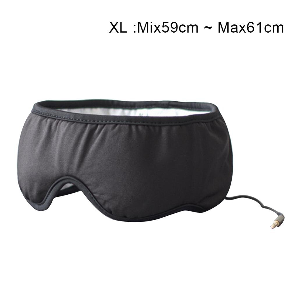 Comfortable Eye Mask Headphones Smart App Control Eye Care Tool Sleep Rest Health Care Sound Blocking Earphone: BlackXL