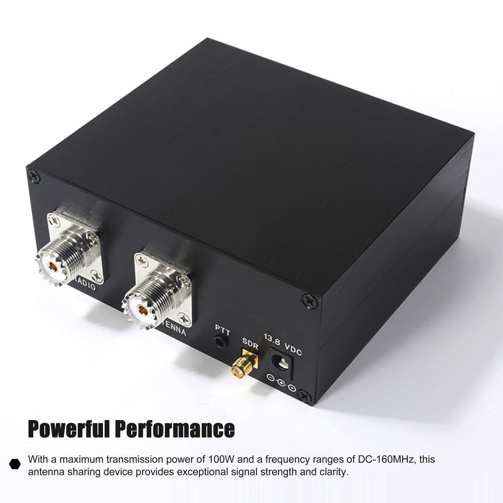 160Mhz 100W Antenne Deler Aluminium Legering Sdr Transceiver Tr Switch Aluminium Legering Apparaat Signaalapparatuur Accessoire