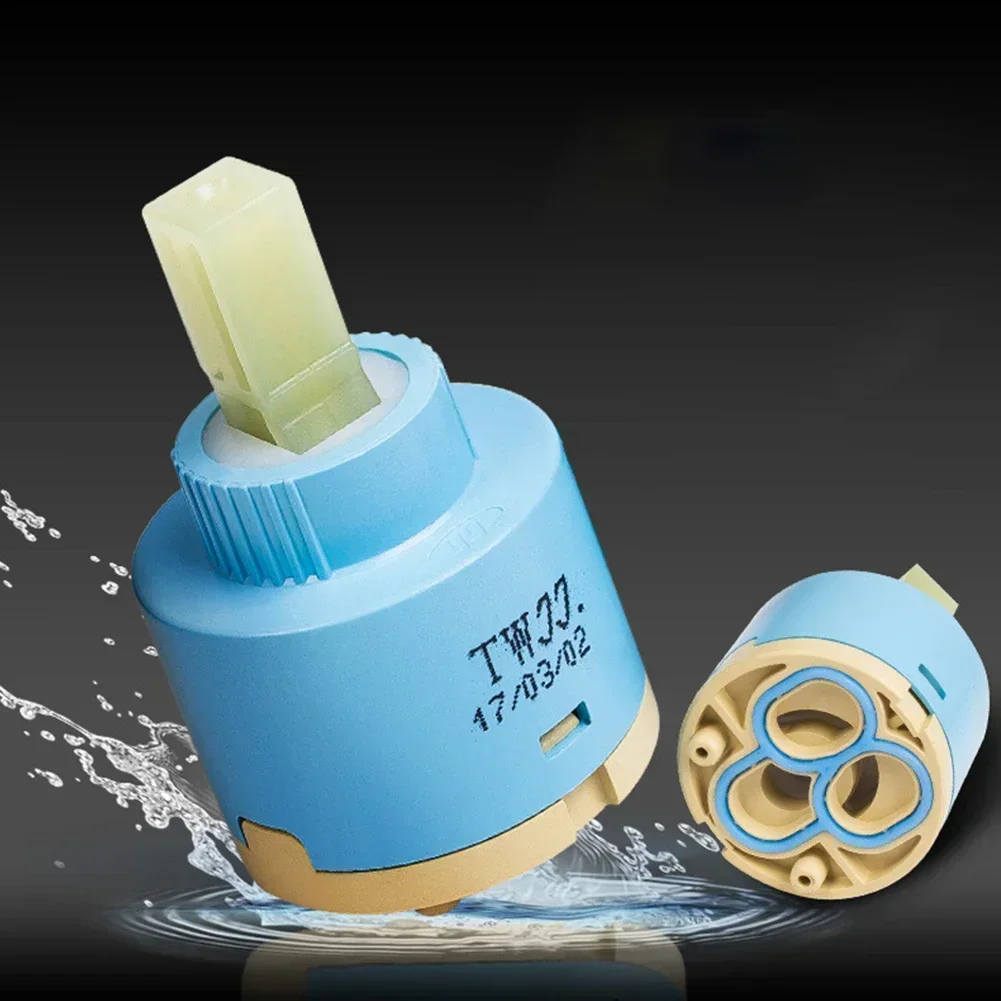 1pc Ceramic Tap Cartridge Valve Kitchen Tap Mixing High Spool Valve 35mm/40mm Home Hardware Replacement Accessories