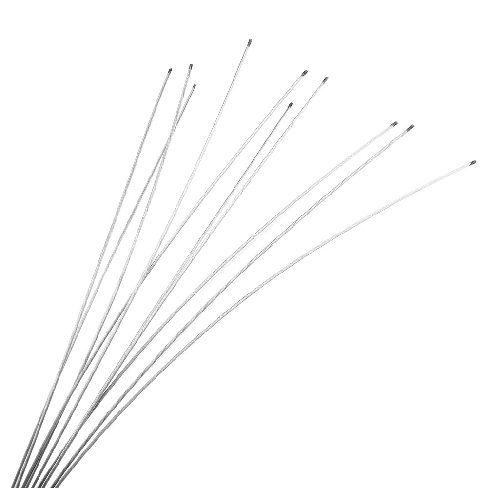 10pcs 200cm Bike Brake Cord Bicycle Braking Line Cable Repair Replacement Accessory for both road bikes and mountain bikes