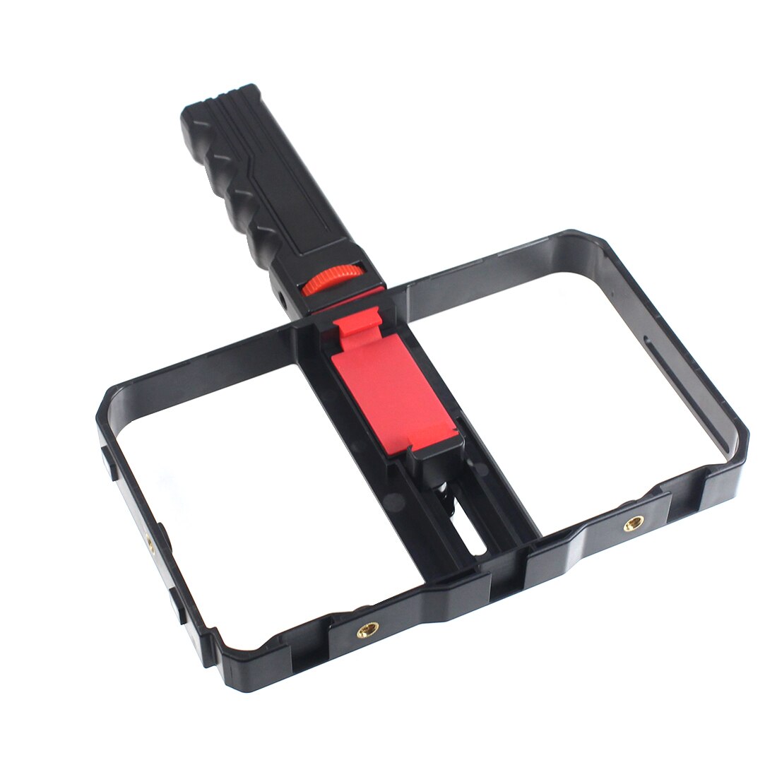 Smartphone Video Rig Hand Grip Filmmaking Phone Video Stabilizer Case Handheld Bracket Anti-vibration Tripod Mount for iPhone