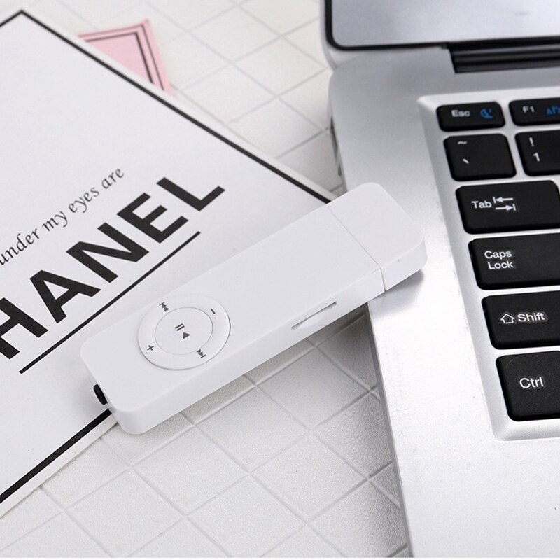 USB In-line Card MP3 Player U Disk Mp3 Player Reproductor De Musica Lossless Sound Music Media MP3 Player Flash Memory: White