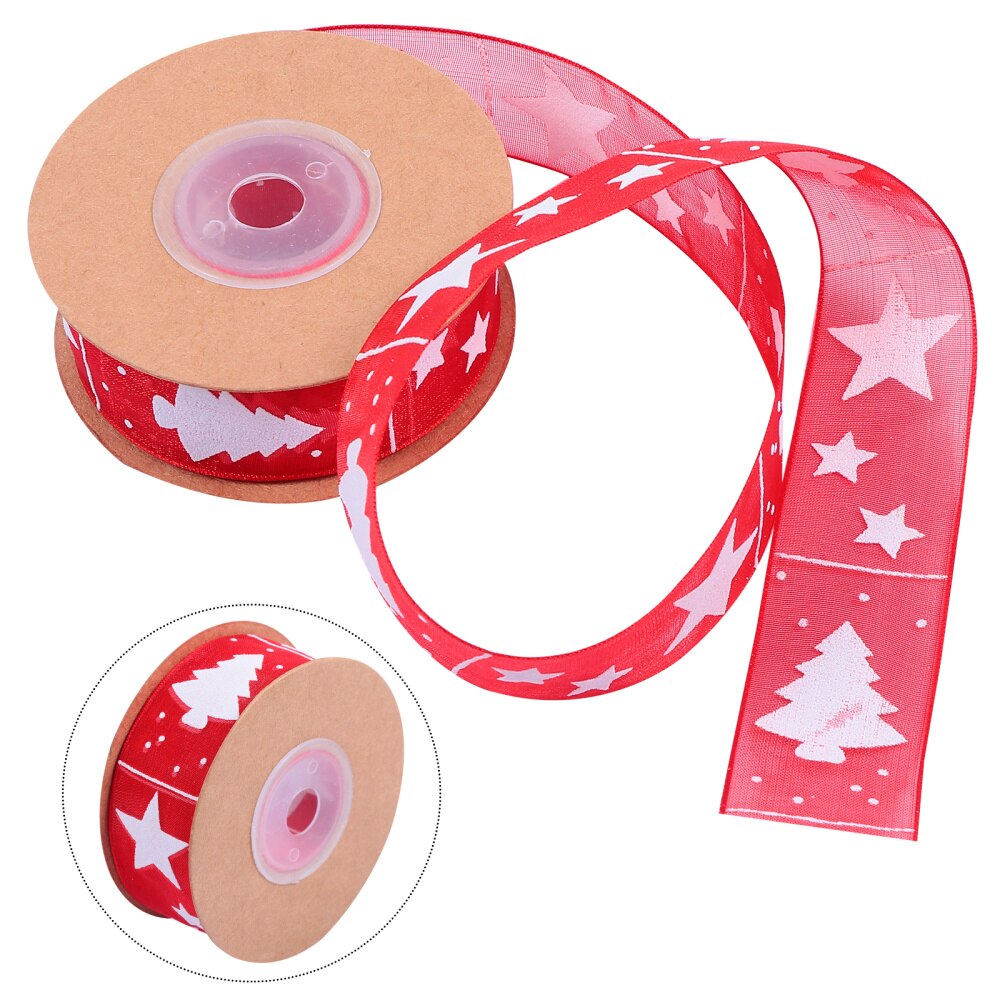 1 Roll of Decorative Transparent Wrapping Ribbon for Party