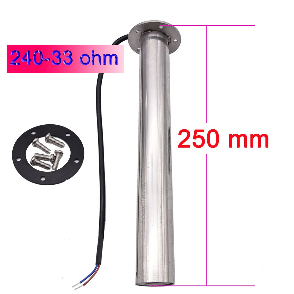 150mm ~ 600mm Abwasser eben Messgerät Sensor Marine Stiefel Auto Kraftstoff Absender Einheit Wasserstand messgeräte 0-190 240-33Ohm wasserstand anzeige: 250mm 240-33Ohm