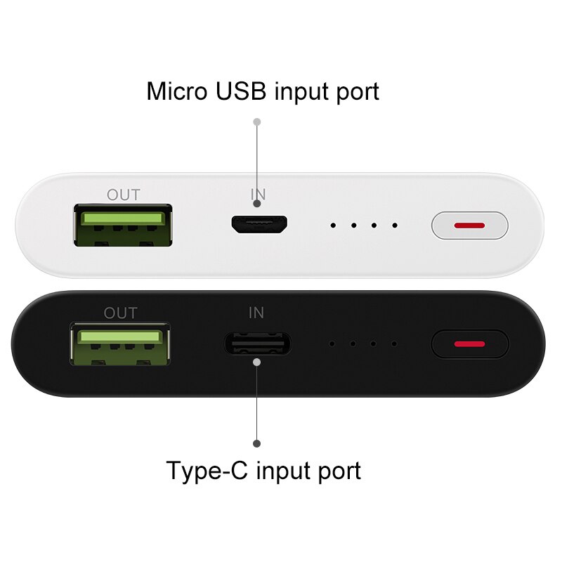 Huawei QuickCharge 10000mAh Power Bank Max 18W Two-way Fast 9V/2A Portable Fast Charger For iPhone Samsung Huawei