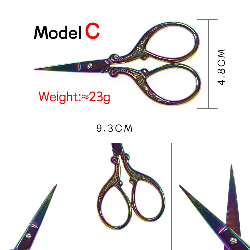 Bimoo 4 Modellen 1Pc Rvs Carbide Vliegbindset Schaar Gekarteld Rechte Bladen Schaar Koppelverkoop Gereedschap