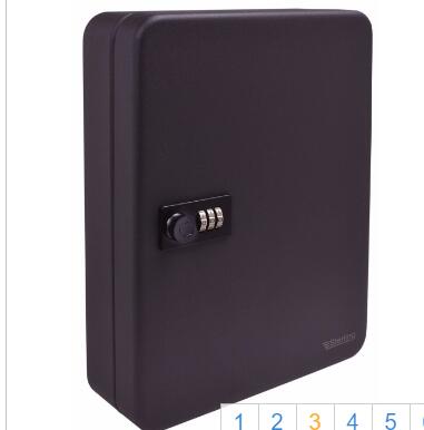 Wall Mounted Key Cabinet Password Lock Security Keybox Storage Box Contains 48 key card For Company Home Office Hanging Car Keys: 29hooks (passward