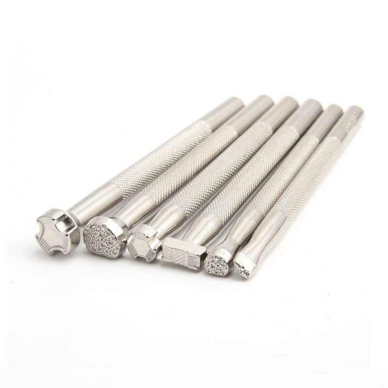 1Pcs Leather Staming Printing Tools Carving Art Goods Sculpture Fish Skin Pattern DIY Manual Accessories Multifunction