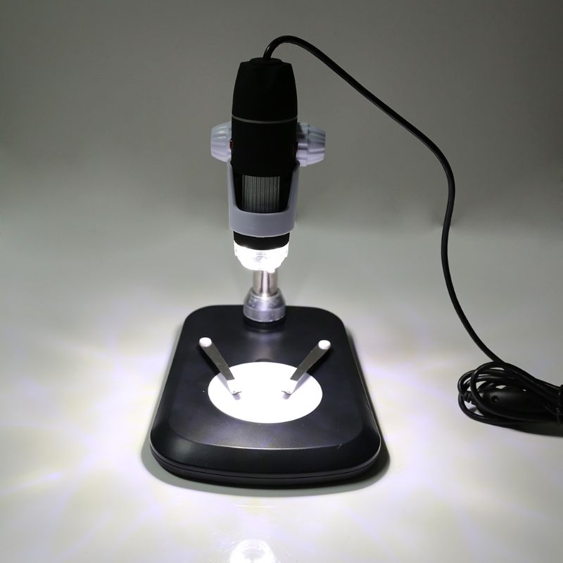 Endoscopio microscopio Digital 1600X con soporte USB 2,0, portátil de aumento