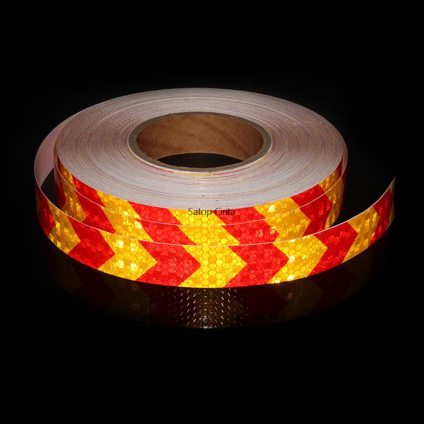 Pegatina reflectante de 1 "x 5M para motocicleta, cinta reflectante de advertencia de seguridad para bicicleta, fluorescente, amarillo, rojo, negro: Azul