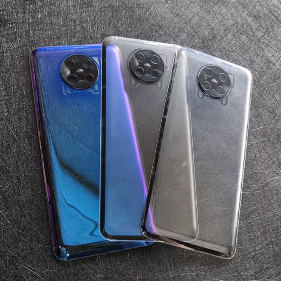 Modified Rear Cover For Xiaomi POCO F2 Pro Back Glass Battery Cover Rear Housing Door Panel Replacement+Adhesive Sticker