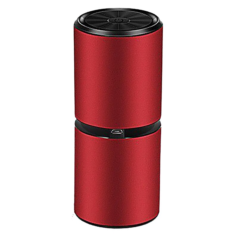 Car Air Purifier Portable Negative Ion Purifiers USB Air Purifier Air Cleaner Freshener for Car Home Office: Red