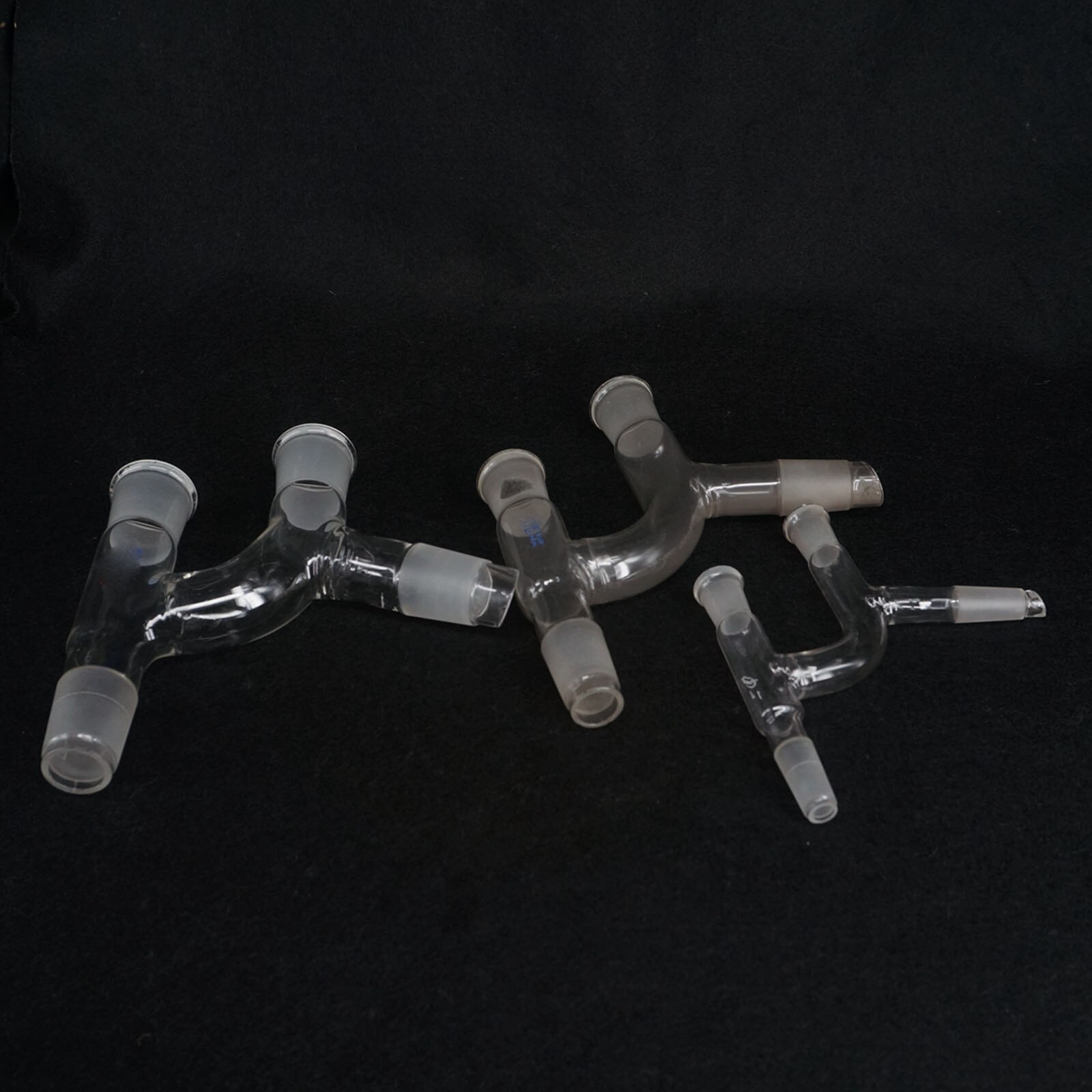 14/23 19/26 Joint 19/26 24/29 Stopper 4 Way 75 Degree Glass Distillation Adapters Connectors Four mouths distillation head