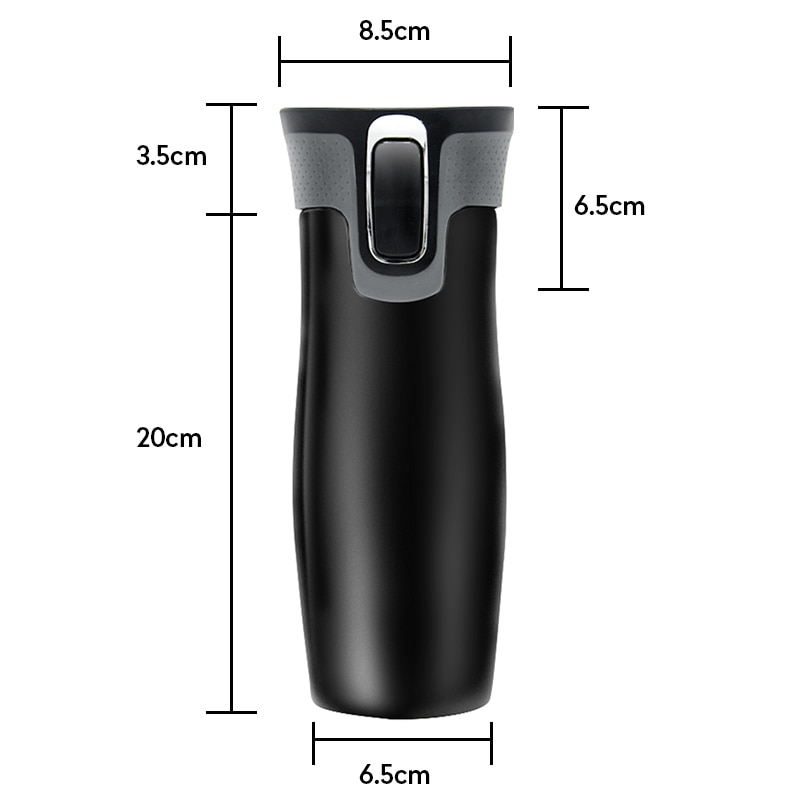 450ml 304 hydroflaska i rostfritt stål termosflaska termosmugg termoskopp vattenflaska kaffemugg vakuumflaska