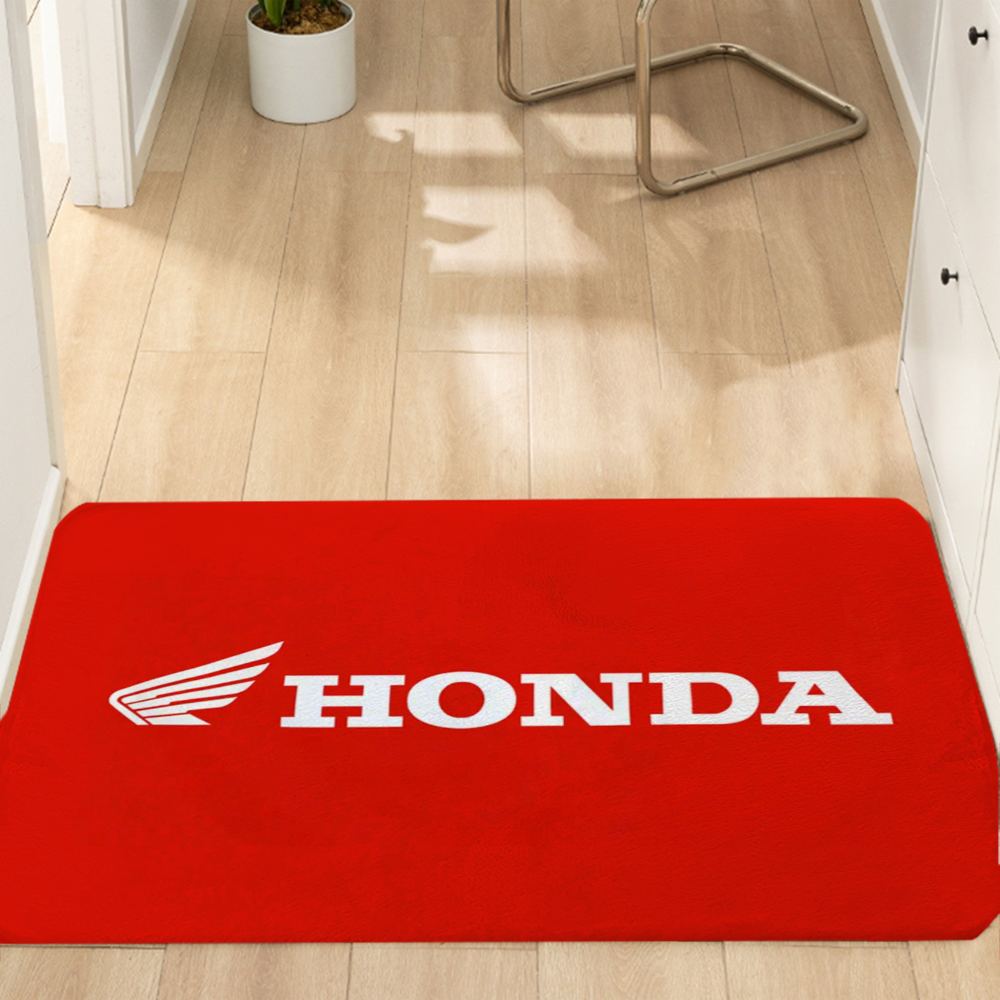 Tapis mignon pour tapis de cuisine tapis de sol Hondas tapis de moto à ailes noires dans la chambre tapis choses personnalisées pour la maison tapis: 1mx1m / Rouge
