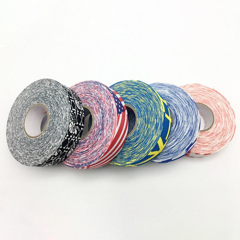 2.5cm x 25m hockey tape sport sikkerhed fodbold volleyball basketball knæpuder anti-slip hockey stick tape albue golf tape