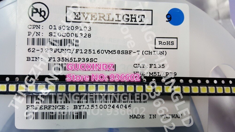 EVERLIGHT LED Backlight High Power LED 1-2 W 3030 ... – Vicedeal