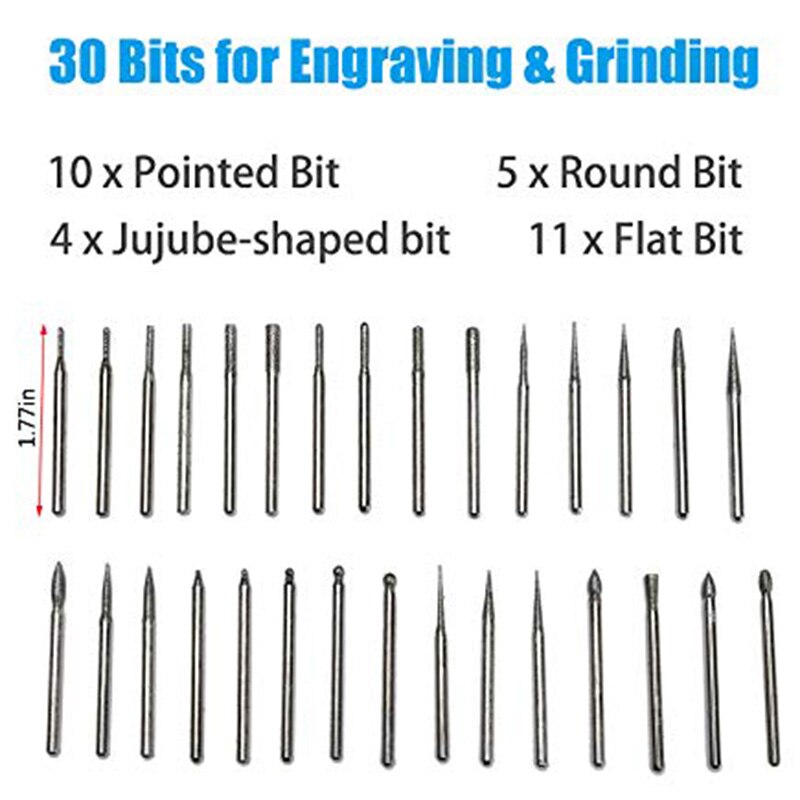Mini Diy Engraving Tool Kit,Miniature Engraving Pen Mini Diy Vibro Engraving Tool Kit for Metal Gl Ceramic Plastic Wood Jewel