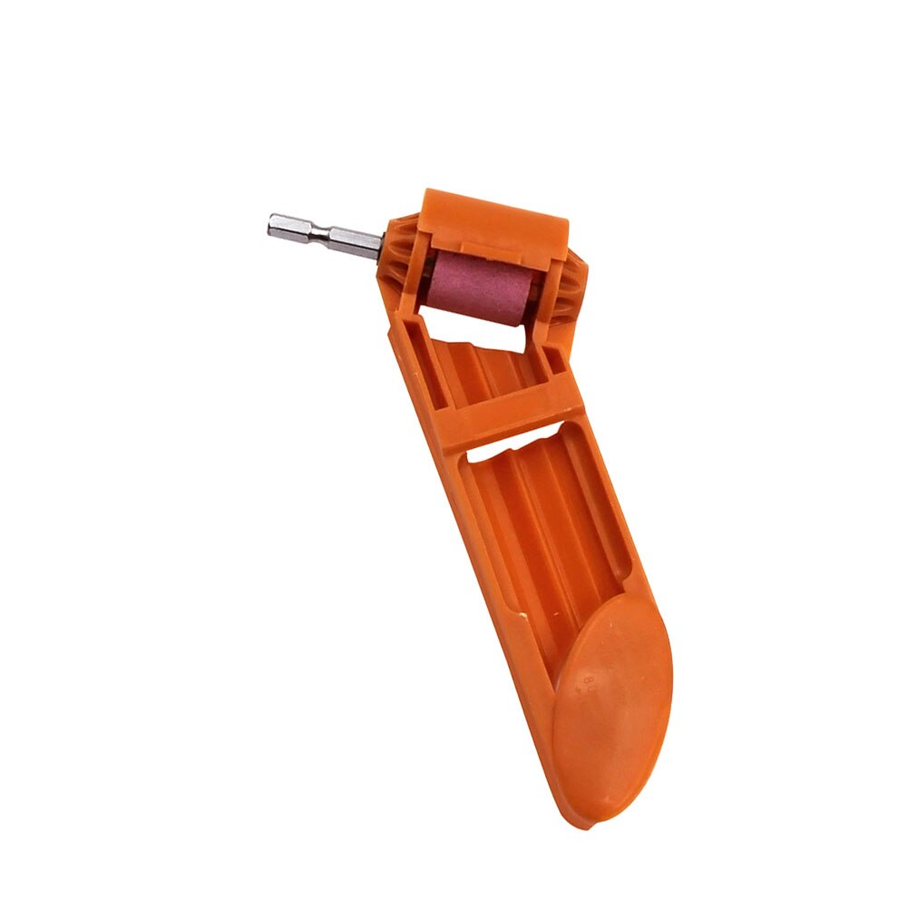 1Pcs Draagbare Boor Slijper Korund Slijpschijf Polijsten Puntenslijper Extra Voor Boor Polijsten Grinder Tool: Orange with buckle