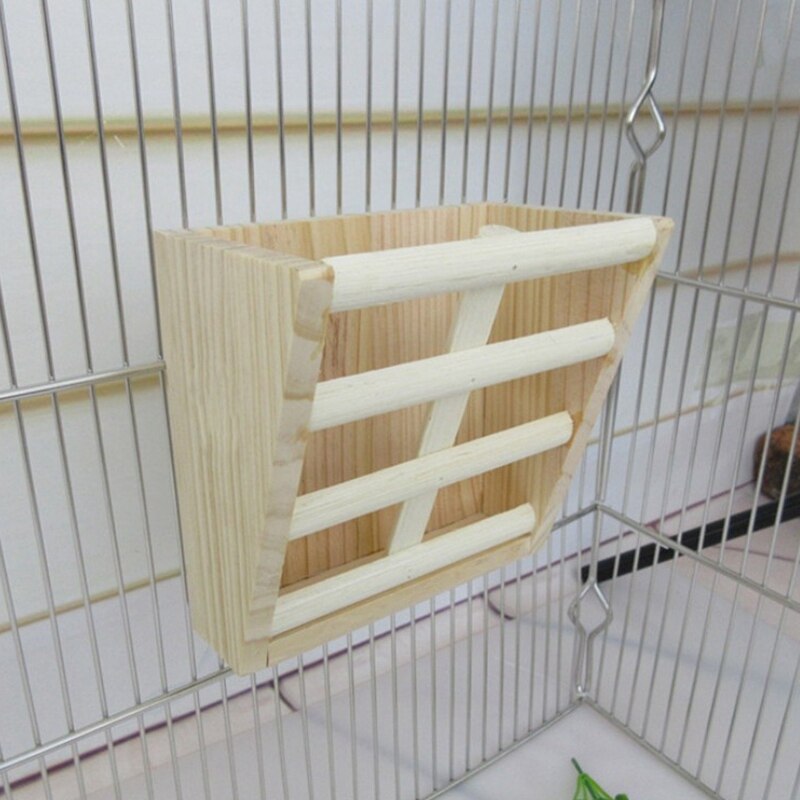 Kleine Tiere KäFeige Zubehör-Kaninchen Heu Zubringer Gestell, Natürliche Holz Heu Krippe, Hamster Rennmaus Ratte Achtung Plattform Sport Spielen