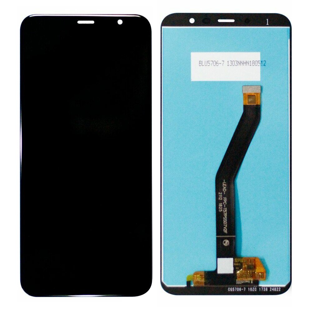 Para Meizu M6T M811H M811S M811T M811Q 6T pantalla LCD Digitalizador de pantalla táctil de cristal de montaje de Panel + marco