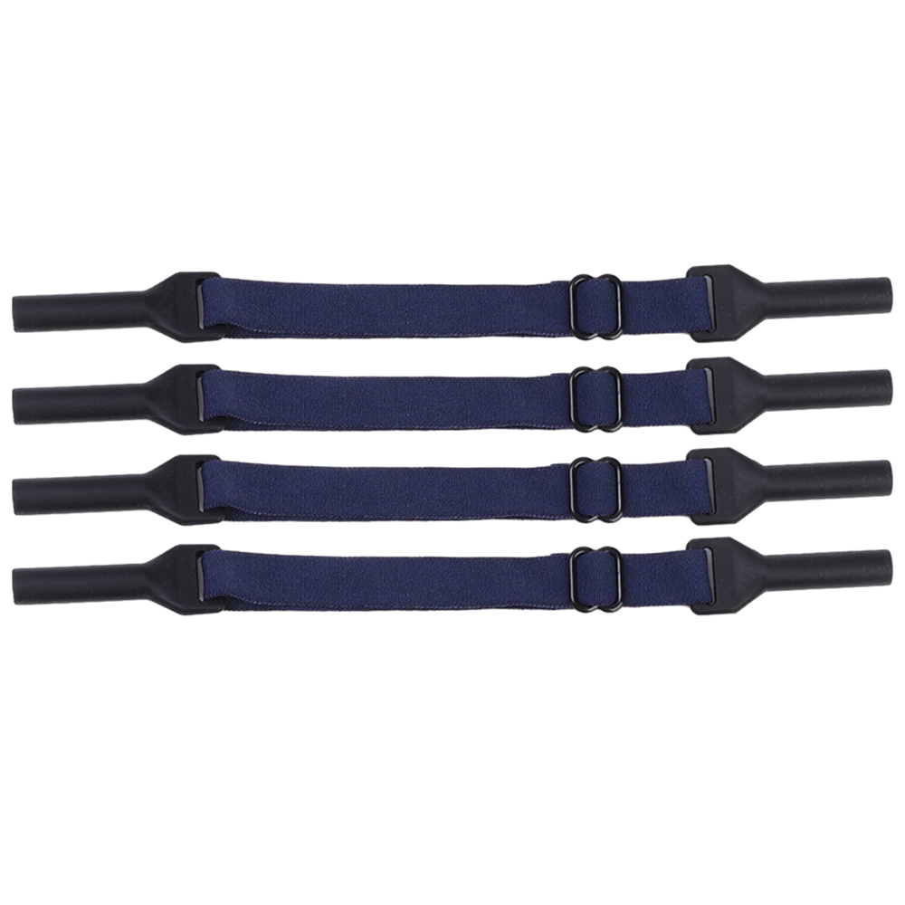 1/4PCs Sports Glasses Rope Adults Adjustable Silicone Eyewear Rope Strap Neck Cord Holder Safety Band Strap Glasses Ropes Chains: green