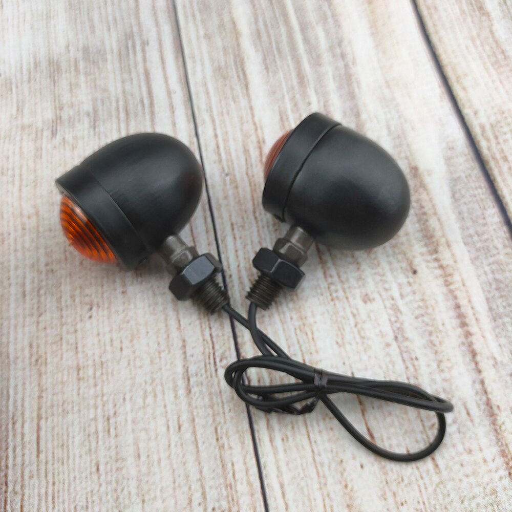 4 Stuks Bullet Motorcycle Knipperlichten Indicator Light 12V Motor Blinker Lamp Voor Harley Chopper Bobber Honda Suzuki Yamaha