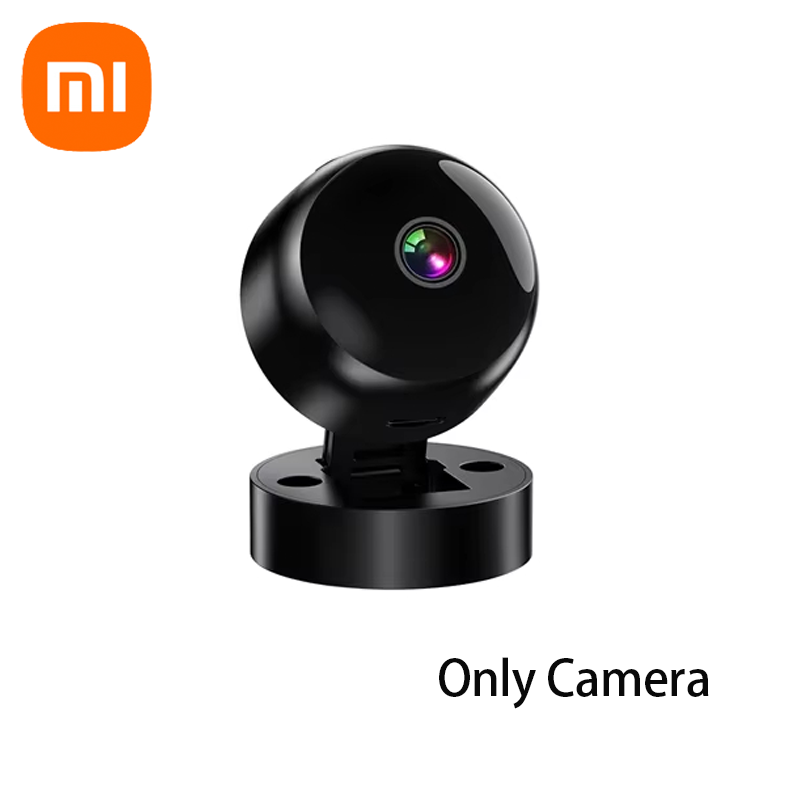 ξAO 360° ° 4K beveiligingscamera met bewegingsdetectie nachtzichtmonitor | WiFi draadloos bewakingssysteem voor binnen en buiten: WIT