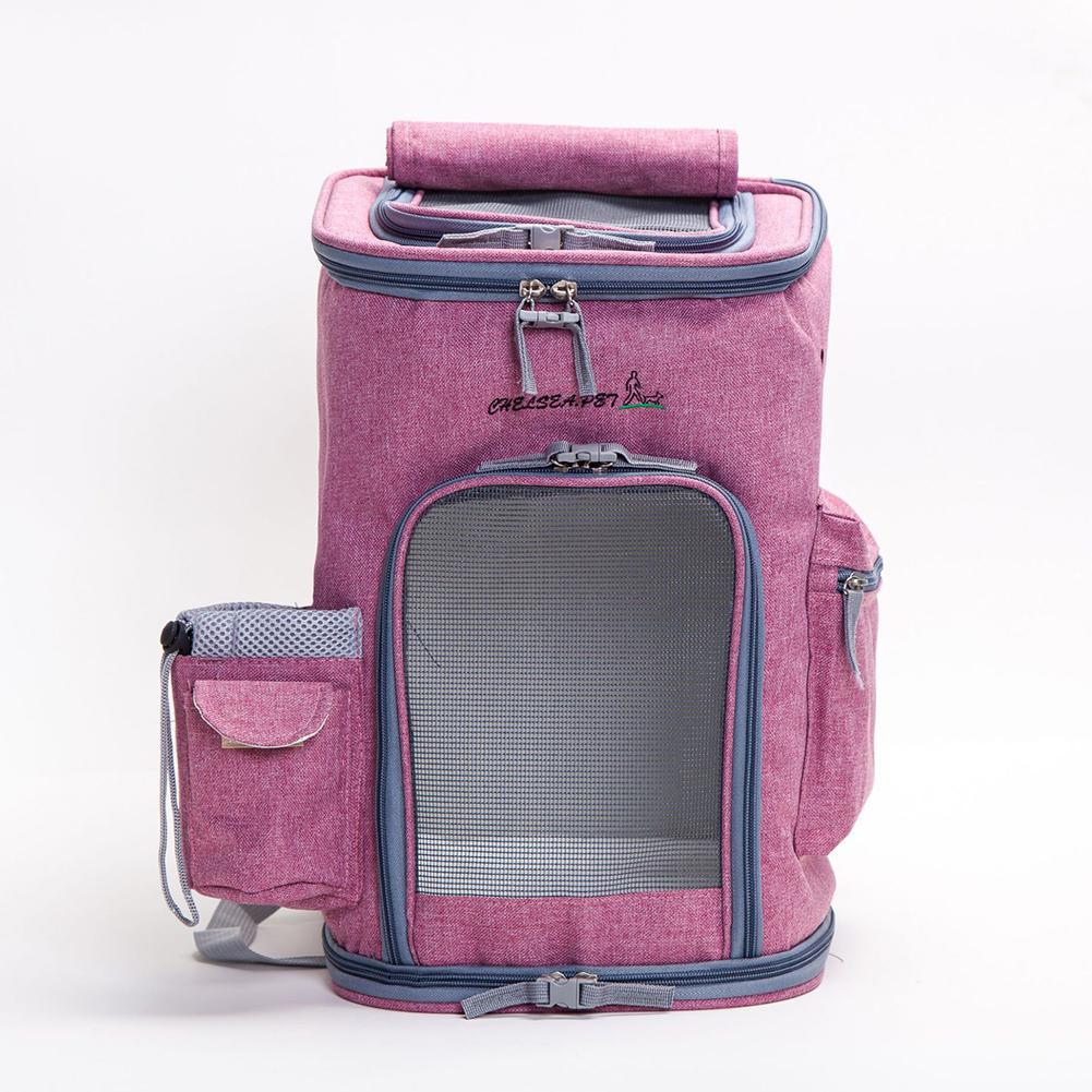 Outdoor Opvouwbare Draagbare Rugzak voor Katten Honden Ademend Huisdier Draagtas voor Fietsen Reizen Wandelen