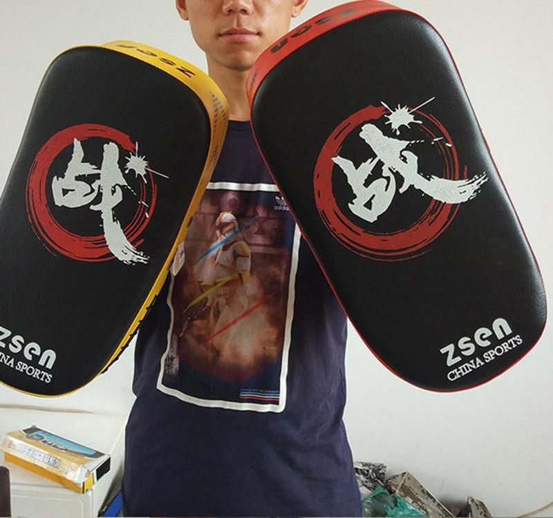 Saco de boxeo, almohadilla de arena para Fitness, Taekwondo, almohadilla para patadas a mano, equipo de entrenamiento de cuero PU, piezas de Fitness para objetivo de pie Muay Thai