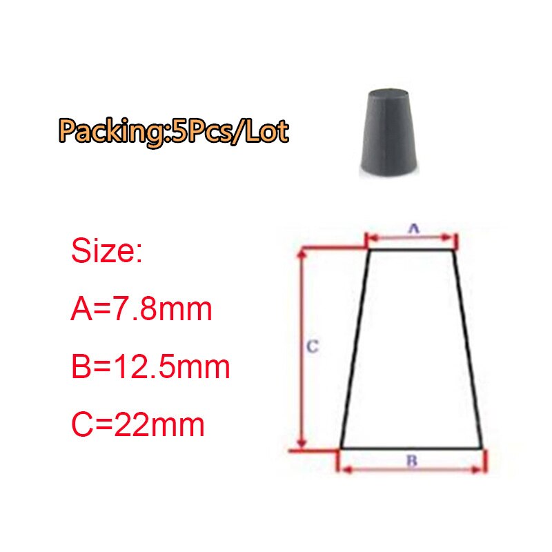 Zwart Stoppers Afdichting End Cover Caps/Hoge Temp... – Grandado