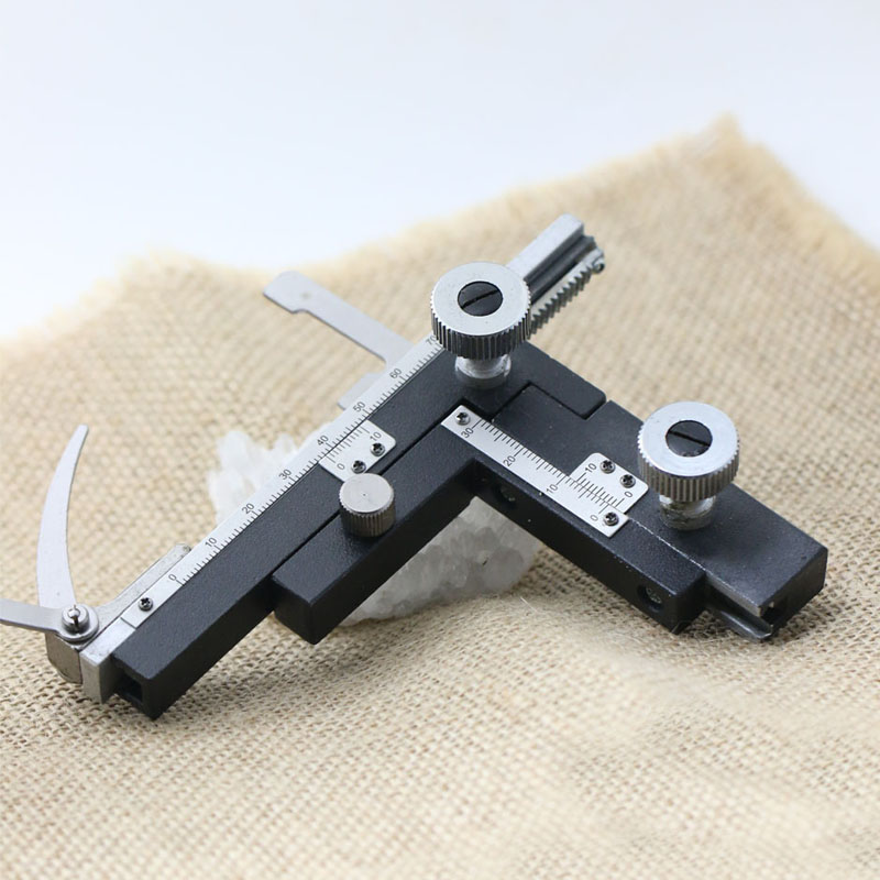 Graduated Microscope Mechanical Stage X-Y Movable Stage with Scale Mechanical Microscope Reticles