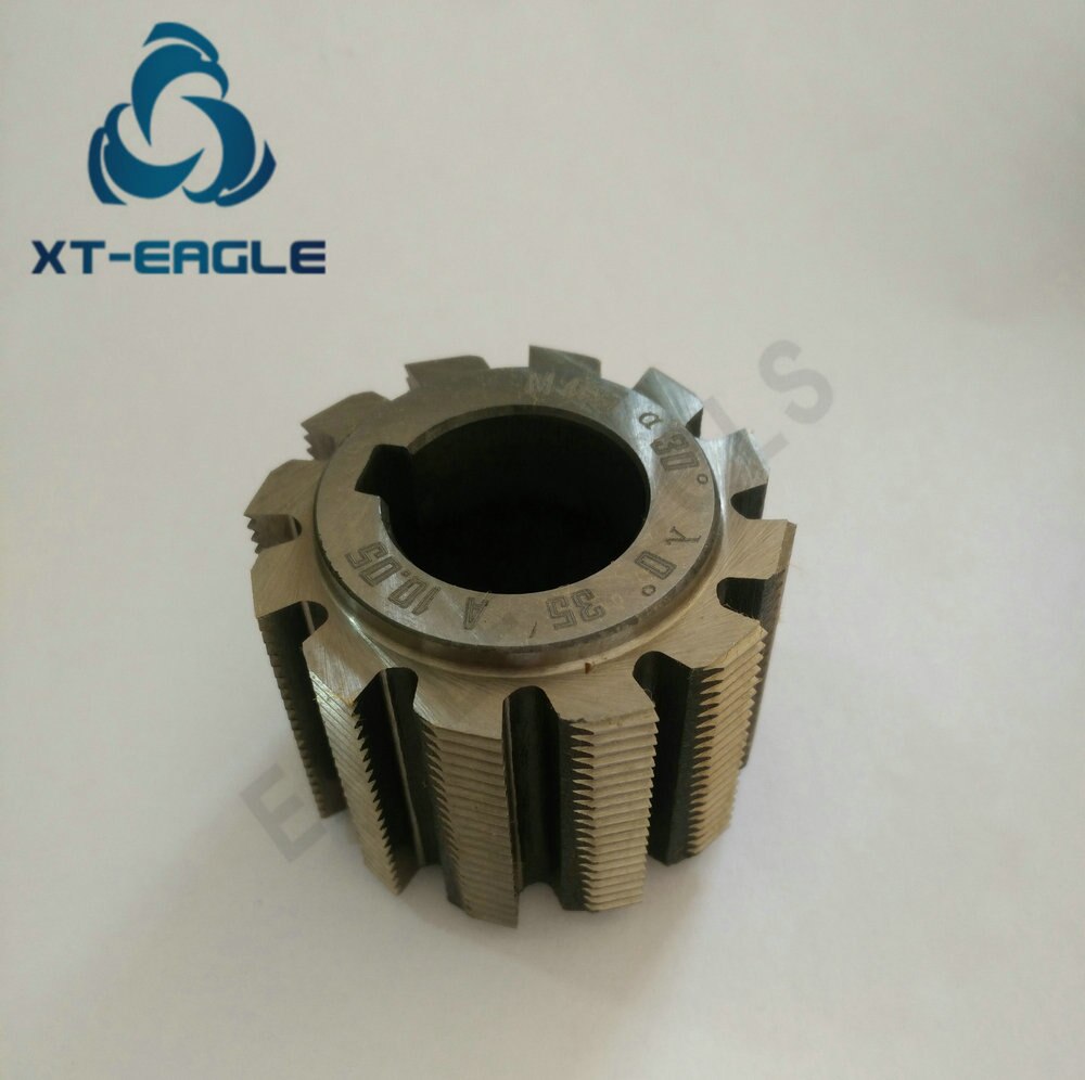 HSS Module M1.25 Involute Spline Gear Hob Cutter PA30 degree 50*40*22hole
