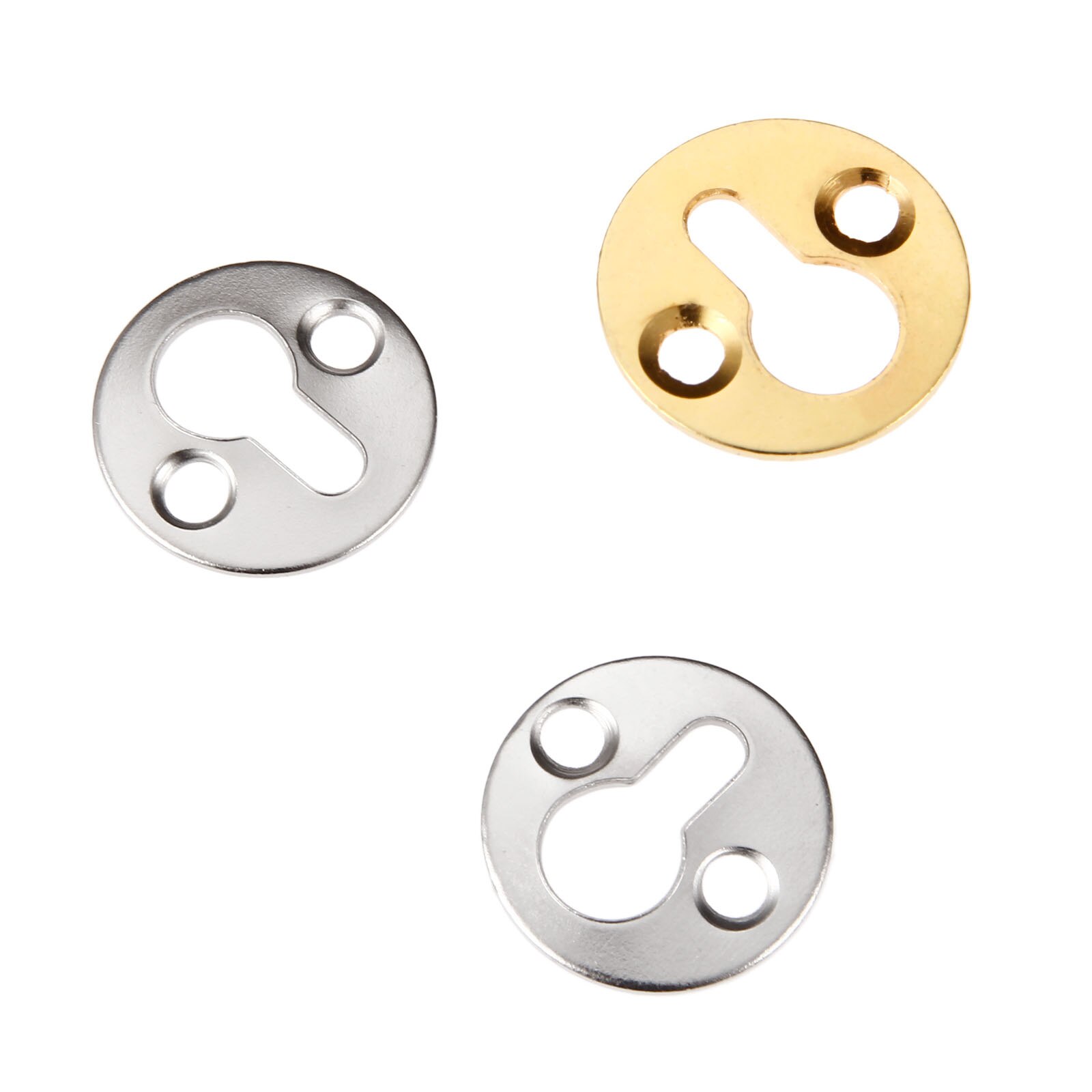 10Pcs Round Photo Picture Frame Hooks Mirror Frame Hangers With Screws Oil Painting Wall Hooks Zinc Alloy 25mm