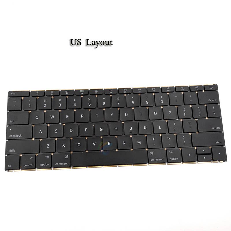 A1534 Russisch/Duits/Spanje/Frankrijk/Korea/Italië/Uk/Us Keyboard Voor Macbook 12 Inch Laptop A1534 Toetsenbord Jaar