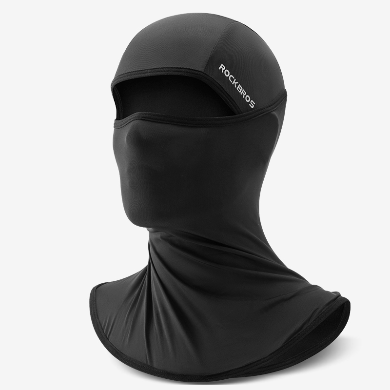 Rockbros sommer issilke cykelkasketter anti-uv solbeskyttelse åndbar cykelbandana tørklæde sport mountainbike landevej helmaske kasket: Beige