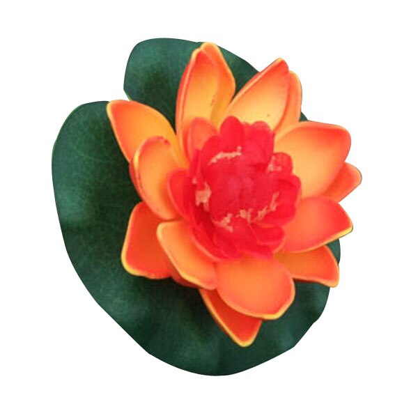 Wedding Decoration Artificial Flowers Floating Lotus Ornament for Aquarium Fish Tank Pond Water Lotus Home Swim Pool Decor: A3