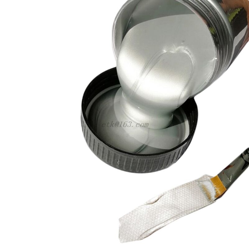 100ml akrylpigment metallisk maling tegning kunst diy håndlaget malerverktøy skoleartikler: Lysegrå