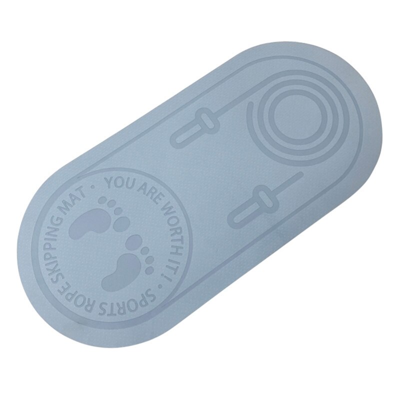 Rope Skipping Oefening Workout Mat Dikker Jump String Antislip Textuur Yoga Pad