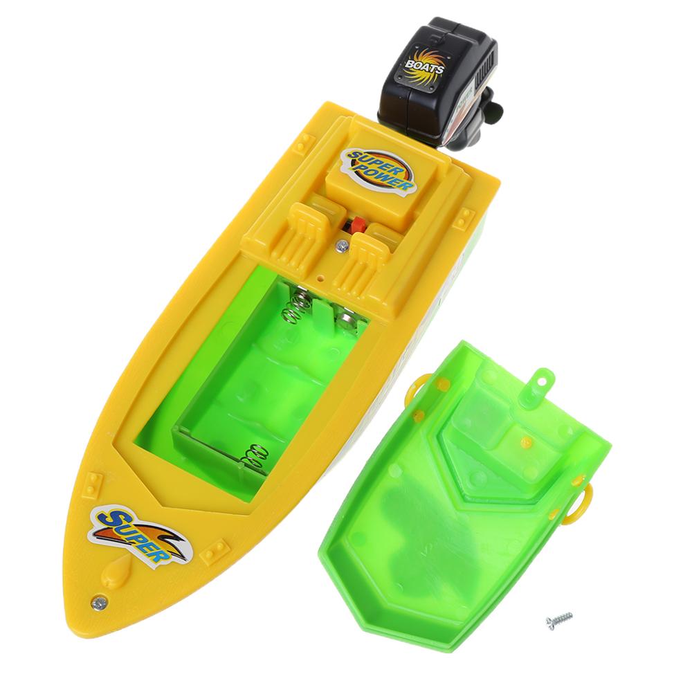 High Speed Electric Boat Plastic Launch Children RC Toys Speedboat Water Play For Kids