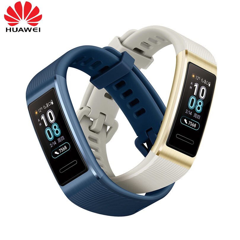 Huawei Band 3 & 3Pro Smart Bracelet 0.95 Inch Tracker Swimming Waterproof Bluetooth Fitness Tracker Touch Screen