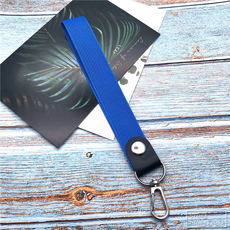 10pcs/lot Short Colorful Hand Wrist Lanyard neck Strap For Mp3 4 USB Flash Drive Keychain ID Badge Holder Mobile Phone Lanyard