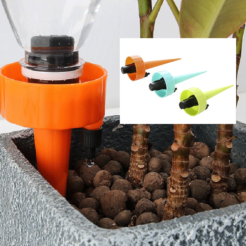 Automatic Watering Device Water Dropper Drip Watering Device Garden Irrigation Tool for Flower Plants Green